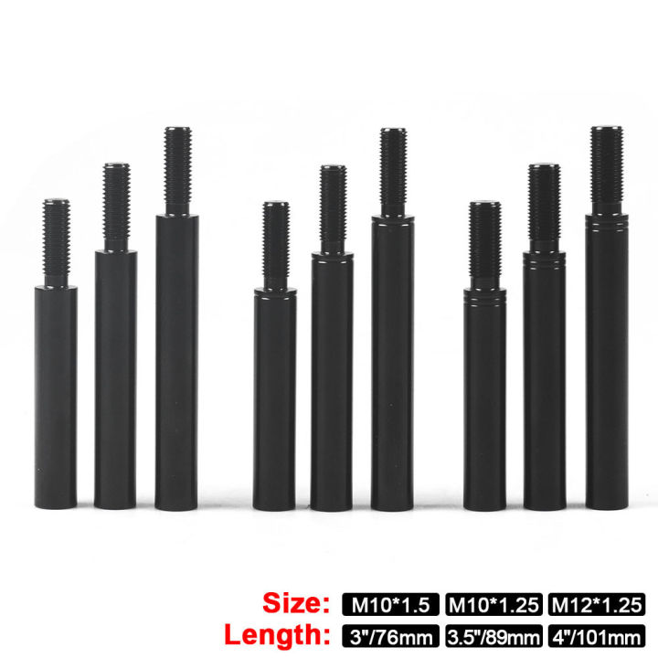1PCS M10X1.5 M10X1.25 M12X1.25 Universal Shift Knob Extender Extension ...