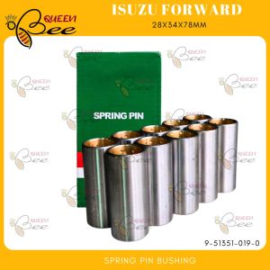 10PCS/SET Isuzu Forward SPRING PIN BUSHING 28x34x78mm 9-51351-019-0