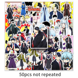 สติกเกอร์ลายตัวอักษรอนิเมะเรื่องฟิสิกส์มหัศจรรย์ Matthew 50ชิ้นสติกเกอร์ DIY สำหรับตกแต่งกล่องกระเป๋าเดินทางที่สร้างสรรค์รูปลอกกันน้ำ