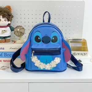 clu Stitch Backpack for Student Large Capacity Lightweight Fashion Cartoon Cute Female School Bag Bags ulc