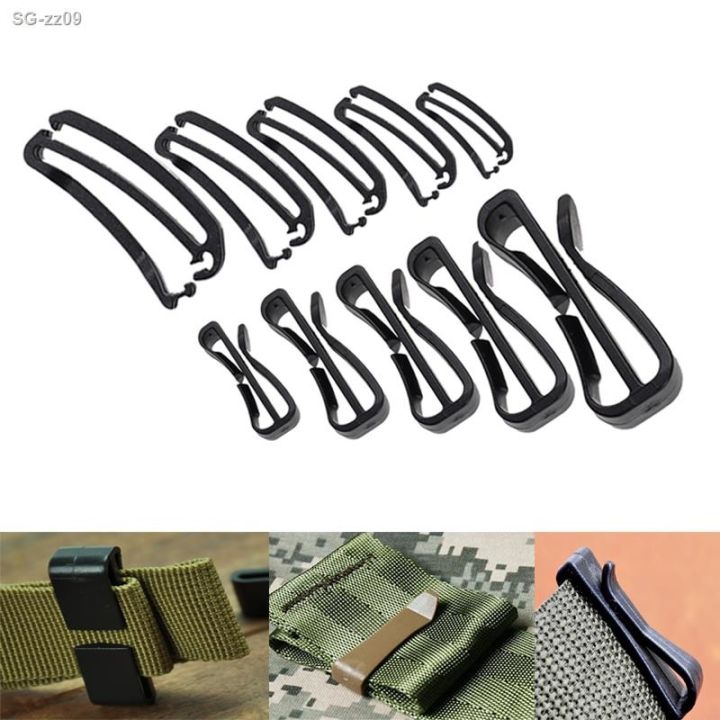 20/25/32/38/50mm molle attach waist belt end clip webbing strap buckle