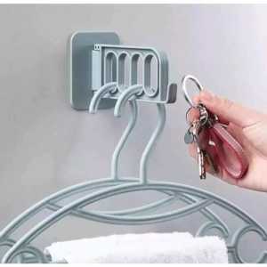 GANTUNGAN TEMPEL HOOK LIPAT / STAND HANGER JEMURAN / GANTUNGAN BAJU DINDING