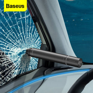 Baseus Car Safety Hammer Car Glass Breaker Emergency With Seat Belt Cutter Car Emergency Accessories