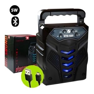 KTS-1225 Wireless Bluetooth Speaker 1200mAh 3inch Rechargeable Portable Volume Control 60Hz 6 Hours Local Supplier Warranty