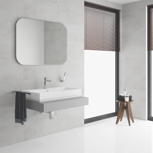 GROHE Lineare Basin Mixer S-size with Push-open Waste Set