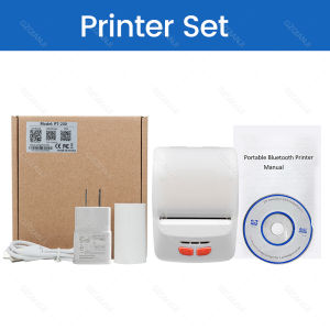 Mini Portable 2 Inch Wireless USB Thermal Printer Receipt Bill Ticket with 58mm Printing Paper Compatible with iOS Android Windows for Restaurant Retails