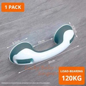 Safety Helping Handle Anti Slip Safer Grip Handrail Bathroom Shower Bar For Elderly And Kids/Local Stock