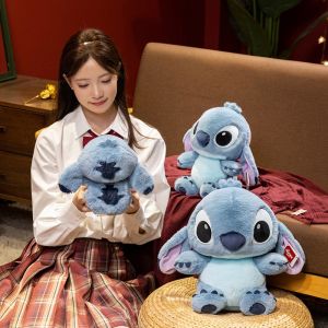 Disney 22/28/35cm Stitch Plush Toy Cute Cartoon Toys Kawaii Anime Dolls Plush Pillow Decoration Kids Xmas Birthday Gifts