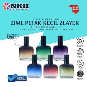 [ 1 PCS ] BOTOL KOSONG MINYAK WANGI 21ML PETAK KECIL 2LAYER ( LZ 577 )