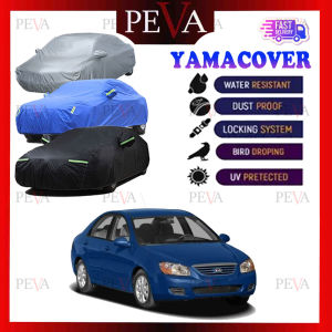 Kia Spectra YAMACOVER Single layer 3 Color Car Cover Full Protection Outdoor Waterproof Penutup Kereta Selimut