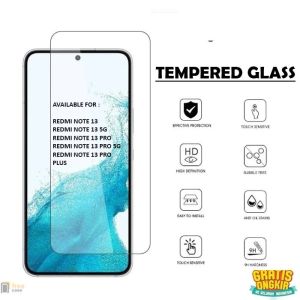 ANTI GORES REDMI NOTE 14 4G NOTE 14 5G NOTE 13 NOTE 13 5G NOTE 13 PRO NOTE 13 PRO 5G NOTE 13 PRO PLUS TEMPERED GLASS BENING ANTI GORES KACA CLEAR SCREEN GUARD PELINDUNG LAYAR