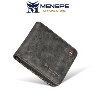 MENSPE Mens Short Wallet Soft PU Short Wallet Multi-Functional Wallet Retro Large Capacity Purse Multi-Card Position ID Credit Cards Holders Coin Pouch PU Leather Coin Bag Business Wallets