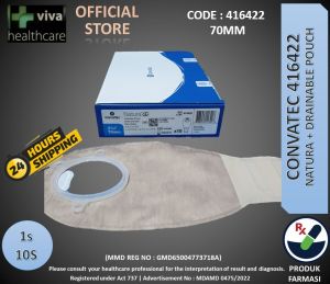 Convatec 416422 Natura+ Plus 70mm Drainable Closed Pouch Invisiclose Natura plus + ostomy