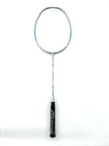 Mizuno Altrax 800 2023 Edition (Dk. Gray - Lime - Lt. Blue - Silv) Raket Badminton
