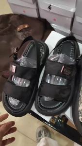 [Free Shipping] Chinese-Style Velcro Thick-Soled Sports Sandals For Women Summer Outdoor Wear Soft-Soled Lightweight Casual Beach Roman Shoes