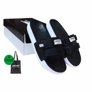 Sandal Appears Slide Phoenix ( Black X Black )