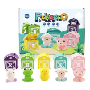 Kids PEEKABOO ANIMAL PAIRING Educational Colors Numbers Matching Miss Rachel Animals Toy