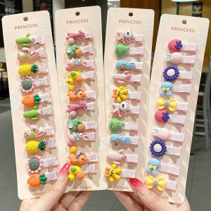 Bộ 40 Kẹp tóc hình hoa trái cây xinh xắn dễ thương cho bé gái phụ kiện tóc cho bé gái - MaiQuynh.Store