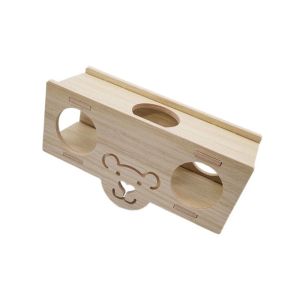 JNFGTV Removable Hamster Solid Wood Small House Small Pet Villa Hamster Seesaw Hamster Swing Practical DIY Pet Playground House For Golden Silk Bear