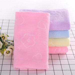 ผ้าเช็ดมือเด็ก เช็ดจาน set 5ผืน เช็ดทำความสะอาดได้อเนกประสงค์ ซับน้ำดีมาก มีลายหมีด้วยค่ะ