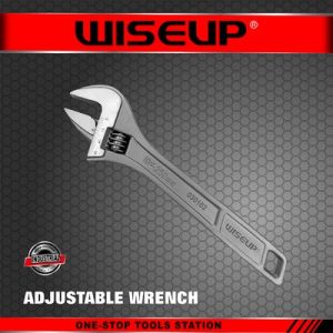 WISEUP ประแจเลื่อน 12 นิ้ว ผลิตจากเหล็กโครเมียมวาเนเดียมคุณภาพสูง :โอเคอะไหล่แอร์