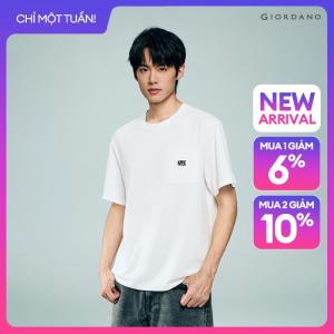 GIORDANO Men T-Shirt Round Neck Short Sleeve T-Shirt Casual Stylish Trendy Elegant Comfortable Fashion Classic 13026328