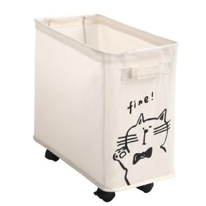 1PC Cartoon Oxford cloth material practical and exquisite storage box for storing miscellaneous clothes