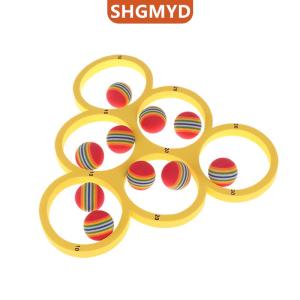 [COD] SHGMYD SPORTS โต๊ะลอยน้ำ1ชิ้นพร้อมลูกบอล10ลูกลอยของเล่นลูกบอลลอยน้ำได้สำหรับเล่นกีฬาในน้ำเกมสระของเล่นวงกลมสำหรับขว้าง