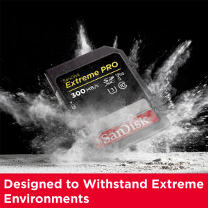 SanDisk Extreme PRO SDXC 64GB UHS-II SDCard Speed 300MB/s (SDSDXDK-064G-GN4IN) เมมโมรี่การ์ด แซนดิส กล้องถ่ายรูป ถ่ายภาพ กล้องคอมแพค กล้องDSLR Camera ประกัน Litetime ปี โดย Synnex