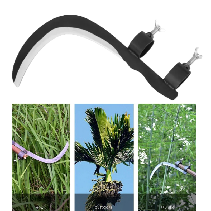 Manganese Steel Sickle Betel Nut Knife High-altitude Multi-purpose Weeding and Cutting Weeding Tool for Garden Banana Orchard