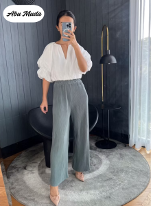 Celana Kulot Plisket Lidi Dewasa Premium Murah Tebal