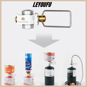 LEYOUFU Camping Gas Saver Plus Gas Converter Shifter Refill Flat Tank Conversion Adapter