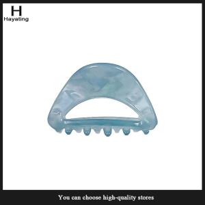 Hayating Acetic Acid Claw Clip Ponytail Hair Clip Solid Color Hair Clip Ponytail Shark Hair Claw Clip For Women Girls Hair Accessories