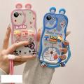 เคสซิลิโคนขอบคลื่นสำหรับ Realme C30 4G C30S Narzo ฝาหลัง50I 3D เคสโทรศัพท์ RMX3623ปลาดาวแพททริกการ์ตูน SpongeBob น่ารักเพลงแมวป้องกันการหล่นพร้อมสายคล้อง. 