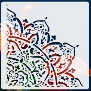 Q-1151 STORE Multi-Surface Mandala Stencil Kit Reusable Large Size Painting Template DIY Projects Ethnic Design Stencil Template Wall Decor