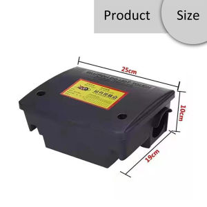 กล่องดักหนู มีกุญแจล็อค กับดักอัตโนมัติ กล่องใส่เหยื่อกำจัดหนู กรงหนู กล่องดักหนู ไม่ต้องใช้สารเคมีและไม่ต้องสัมผัสโดนตัวหนู