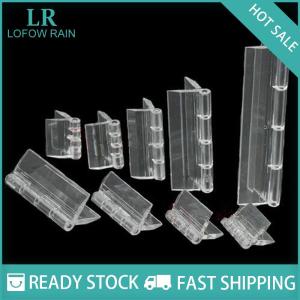 LF Wholesale✨Flash Sale ✨ 10pcs ทนทานใสบานพับพับอะคริลิคโปร่งใสบานพับแก้ว5ขนาด