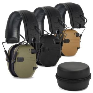 SQMETR Đeo đầu Tai nghe điện tử Có thể gập lại Chống ồn Tai nghe khuếch đại  Tai nghe thể thao để bảo vệ thính giác