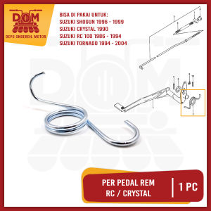 Per Pedal Rem RC (PSP) Pir Peer Injakan Pijakan Tuas Rem Belakang Suzuki Shogun Crystal Tornado
