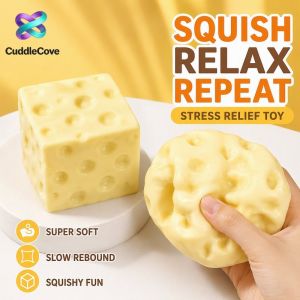 Butter Stick Squishy Toy Slow Rising Squeeze Stress Toy Fidget Toy For Adhd Autism Kids Adults Cheese Toy