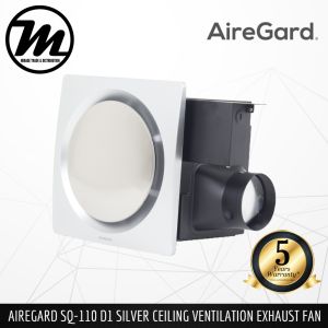 AIREGARD Ventilation Fan SQ-110 (Super Quiet Series) Super Silence Ceiling Ventilation Fan Exhaust Fan