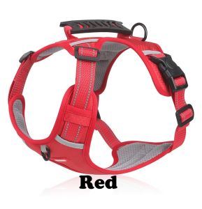 [Stock Ready] Dog Harness Vest Vertical Rubber Grip Adjustable Durable Comfortable Dog Walking Small to Big Pet狗狗牵引绳 宠物胸背带