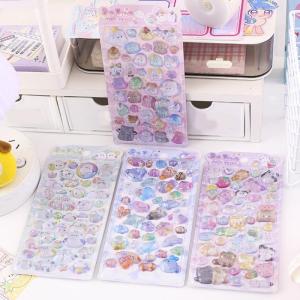 Động vật hoạt hình sticker 3D nhựa sticker cho Album Sổ kế hoạch Nhật Ký scrapbooking trẻ em motivational sticker cho Khen Thưởng