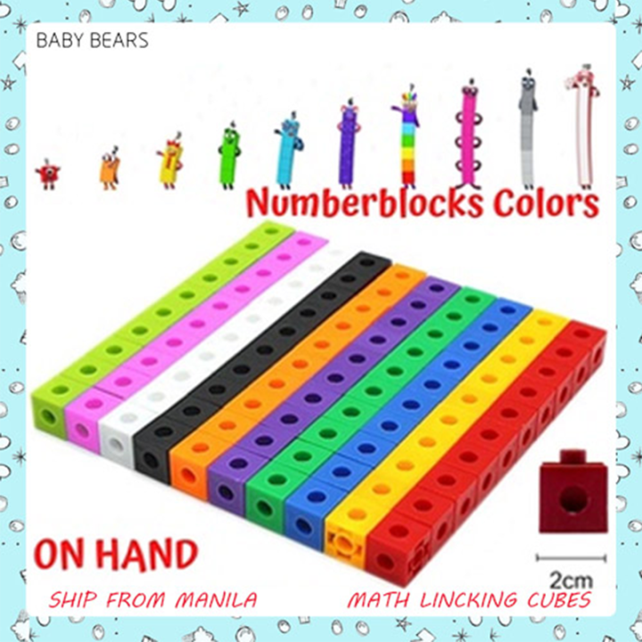 100pcs 2cm Math Linking Cubes Blocks Snap Cubes Link Cubes Link ...