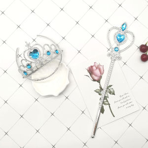 AKSESORIS SET AKSESORI ELSA FROZEN MAHKOTA TONGKAT RAMBUT SARUNG TANGAN ANAK
