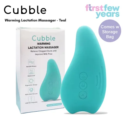 Cubble Warming Lactation Massager (6 Colors) - 2 in 1 Heating and Vibration Breast Massager