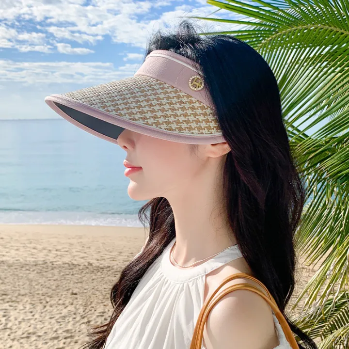 Women%20Straw%20Topi%20Visor%20Cap%20Summer%20Travel%20Beach%20Sun%20Protection%20UV%20Woman%20Sunscreen%20Leisure%20Big%20Brim%20Hat%20foldable%20-%20Image%207