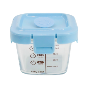 Baby Food Container with Leakproof Lid Small Food Storage Box for Baby Snack Container