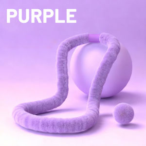 SG Fast Delivery Soft rabbit-hair-like hula hoop spring-loaded silent hula hoop adult hula hoop