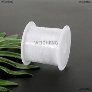 [COD] WEICHENG สายไนลอนใสขนาด50เมตร สายห้อยลูกโป่งลวดเครื่องประดับคริสต์มาสพวงมาลัยสำหรับตกแต่งงานเลี้ยงวันเกิด